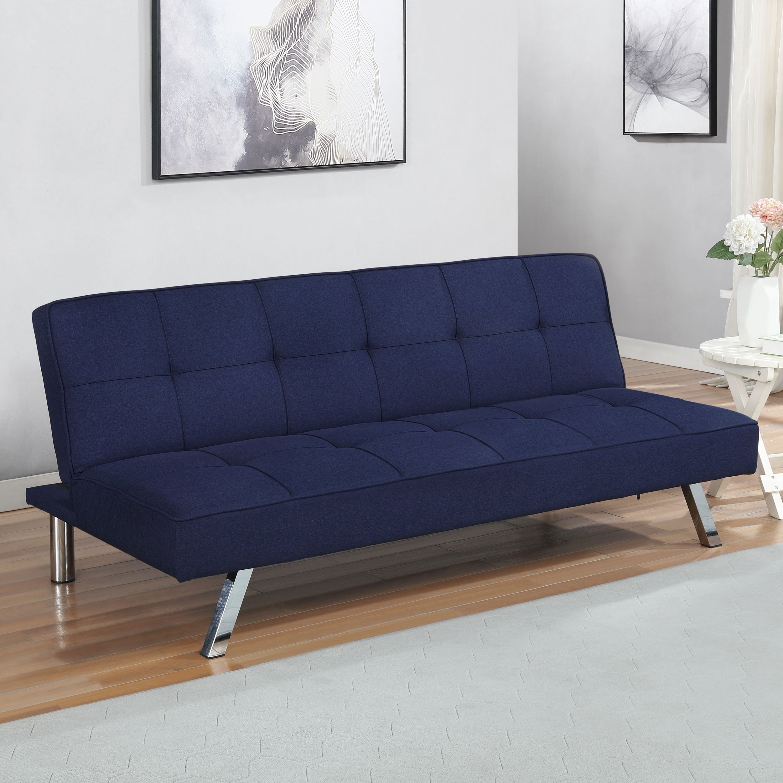 Joel Upholstered Tufted Sofa Bed